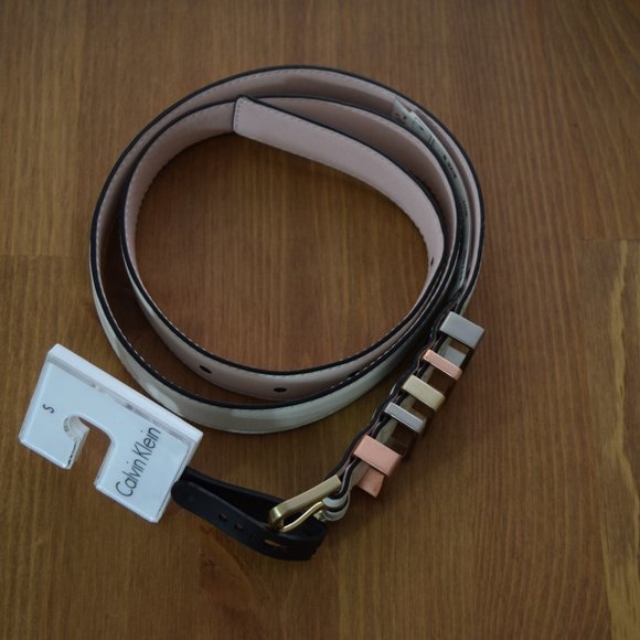 Calvin Klein Women\'s White Genuine Leather Belt main image 6